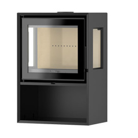 Salamandra Small Box Side Glass a lenha, Solzaima PA1053G026