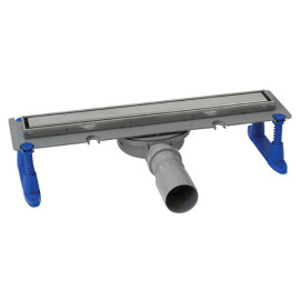 Calha de duche 40 cm Plus Reversível, grelha AISI 316, Ghidini 4020400