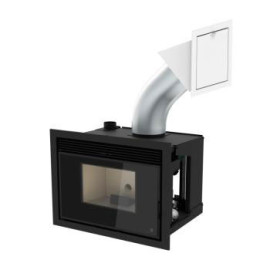 Recuperador Wind 9kW a pellets (aro opcional), Solzaima PA1071X047