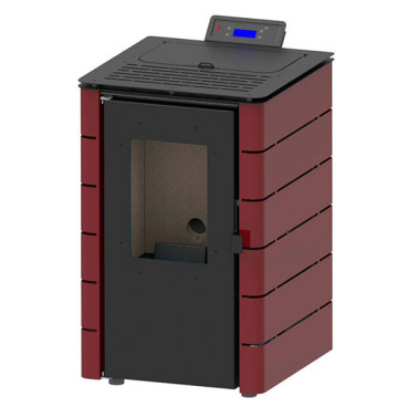 Salamandra Europa bordeaux a pellets, Solzaima PA1071X090