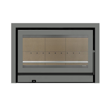 Aro 3L - 4,4 cm - Rialto Eco 80 cinza, Solzaima MO1160G056