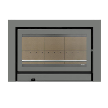 Aro 3L - 7,4 cm - Rialto Eco 80 cinza, Solzaima MO1160G057