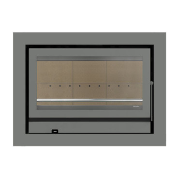 Aro 4L - 7,4 cm - Rialto Eco 80 cinza, Solzaima MO1160G059