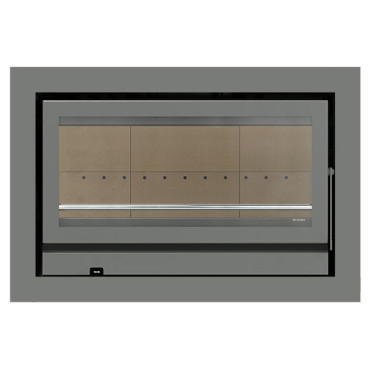 Aro 4L - 7,4 cm - Rialto Eco 90 cinza, Solzaima MO1160G064