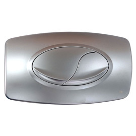 Placa de comando Oriente cromado mate dupla descarga, OLI CG22000017551