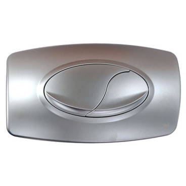 Placa de comando Oriente cromado mate dupla descarga, OLI CG22000017551