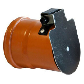 Válvula tipo Flap 160 fêmea cor de tijolo, Redi P5516F1