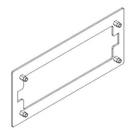 Suporte display inox Ins. pellets SLZ, Solzaima MO1120G028