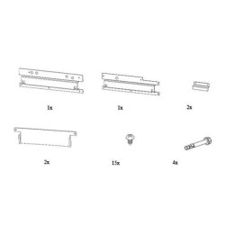 Kit suspensão na parede, Solzaima PA1090G002