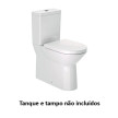 Sanita compacta LOFT BTW rimless, com descarga dual, branco, Sanitana S102 0765 0300 001