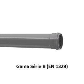 Tubo PVC 160x3,2 mm (vara 6 m) EN1329