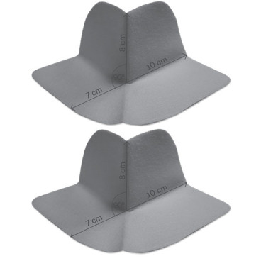 Canto exterior para ECODRY (2un), Revestech