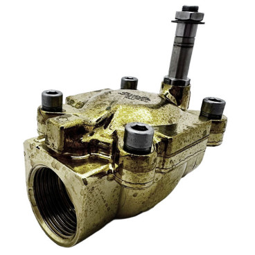 Corpo eletroválvula 2/2 1'' de latão, acionamento indireto e normalmente fechada com juntas NBR, Aignep 04F09125NH