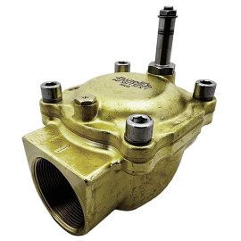 Corpo eletroválvula 2/2 2'' de latão, acionamento indireto e normalmente fechada com juntas NBR, Aignep 04FXGH150NT