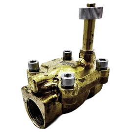 Corpo eletroválvula 2/2 3/4'' de latão, acionamento indireto e normalmente aberta com juntas NBR, Aignep 04F07218N0