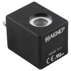 Bobine de eletroválvula « 1''1/4 30mm 24V DC, Aignep SOL11024C5000