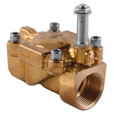 Corpo eletroválvula 2/2 3/4'' de latão, acionamento indireto e normalmente fechada com juntas NBR, Aignep 04F07118NH