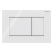 Placa de comando Sigma01 Quadrada, dupla descarga, branca, Geberit 115.660.11.1