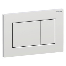 Placa de comando Sigma01 Quadrada, dupla descarga, cromado mate pintado, Easy-to-clean, Geberit 115.660.JQ.1