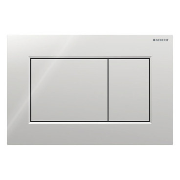 Placa de comando Sigma01 Quadrada, dupla descarga, cromada, Geberit 115.660.21.1