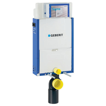 Estrutura Kombifix para sanita suspensa, com Sigma 12 cm, h 108 cm, 4/2 litros, Geberit 110.351.00.5