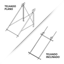 Suporte e acessórios termossifão STS Neo AP 200 2.5 SCP/ST para cobertura plana ou telhado inclinado, Baxi 7878251