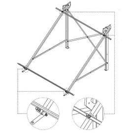 Suporte e acessórios termossifão STS Neo AP 300 2.5 SCP para cobertura plana, Baxi 7878254