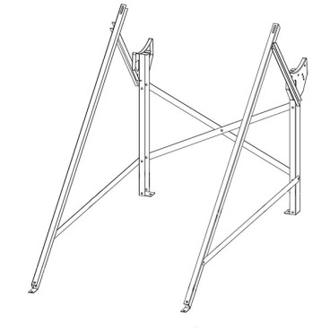 Suporte e acessórios termossifão STS Neo BP 200/150 2.0 SCP para cobertura plana, Baxi 7882927