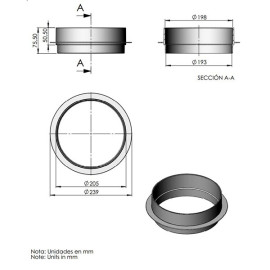 Distanciador Tampa Skimmer, Astralpool 19919
