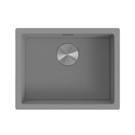 Cuba AMBAR 50 N concreto, 550x430 mm, com válvula e sifão incluídos, Rodi K0000072