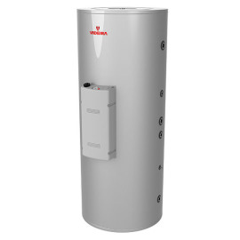 Depósito dual solar BC inox Duplex LDX 2101 500L, com 2 serpentinas (1 Solar + 1 Bomba de calor), vertical/solo, 3000 W 230V, V