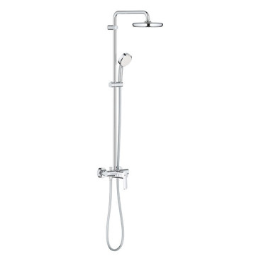 Sistema de duche com misturadora Torneira monocomando e chuveiro de 210 mm New Tempesta Cosmopolitan System, Grohe 26224001