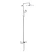 Sistema de duche com misturadora de banheira termostática e chuveiro de 310 mm Rainshower SmartActive, cromado, Grohe 26657000
