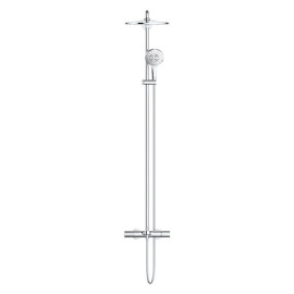 Sistema de duche com misturadora de banheira termostática e chuveiro de 310 mm Rainshower SmartActive, cromado, Grohe 26657000