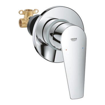 Torneira monocomando de duche/apoio sanita encastrável Bauedge, Grohe 29040001