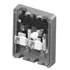 Unidade de distribuição de zona dupla: direta + mista (com válvula misturadora) para bomba de calor Compress 2000, Bosch 7733