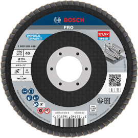 Disco Lamelas X571 115 mm G40, Bosch 2608605450