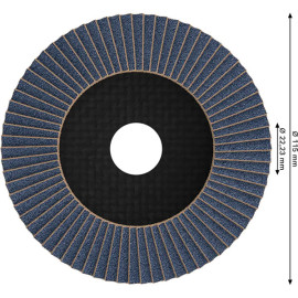 Disco Lamelas X571 115 mm G40, Bosch 2608605450