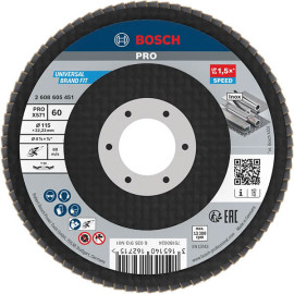 Disco Lamelas X571 115 mm G60, Bosch 2608605451