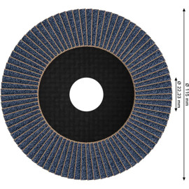Disco Lamelas X571 115 mm G60, Bosch 2608605451