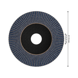 Disco Lamelas X571 115 mm G80, Bosch 2608605452