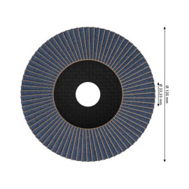 Disco Lamelas X571 125 mm G40, Bosch 2608606922