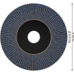 Disco Lamelas X571 125 mm G80, Bosch 2608606924