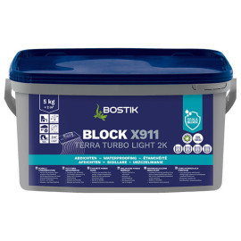 Revestimento impermeabilizante BLOCK X911, 5Kg/P52, Bostik