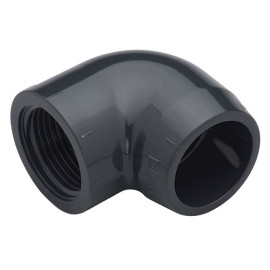 Joelho 90º PVC pressão colar 63 x 3/4'' com saída para ar