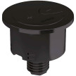 Pulsador Preto Mate dupla descarga para mecanismos de descarga universais (furo de tanque Ø40mm), Sanitana SR1000000002094