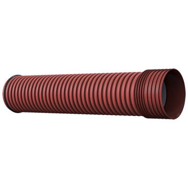 Tubo corrugado PP SN16 800 mm (vara com 6 m)