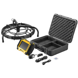 Câmara de inspeção de tubos alta resolução Camsys Set S color com guia de 30metros, REMS 175303R220