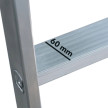 Plataforma profissional Protect 5 degraus EN131, degrau topo a 117 cm