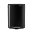 Balde de Pedal BO 4L preto mate, Brabantia 237805